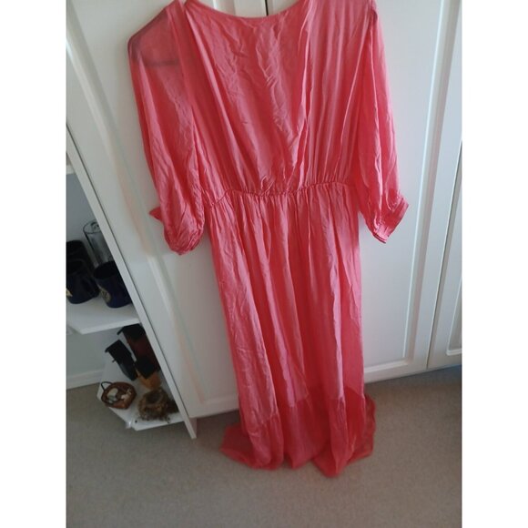 ANTHROPOLOGIE LARA GUIDOTTI Womens Paisley Silk/Viscose Sleeveless Maxi Dress M - Picture 4 of 4